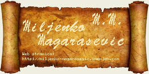 Miljenko Magarašević vizit kartica